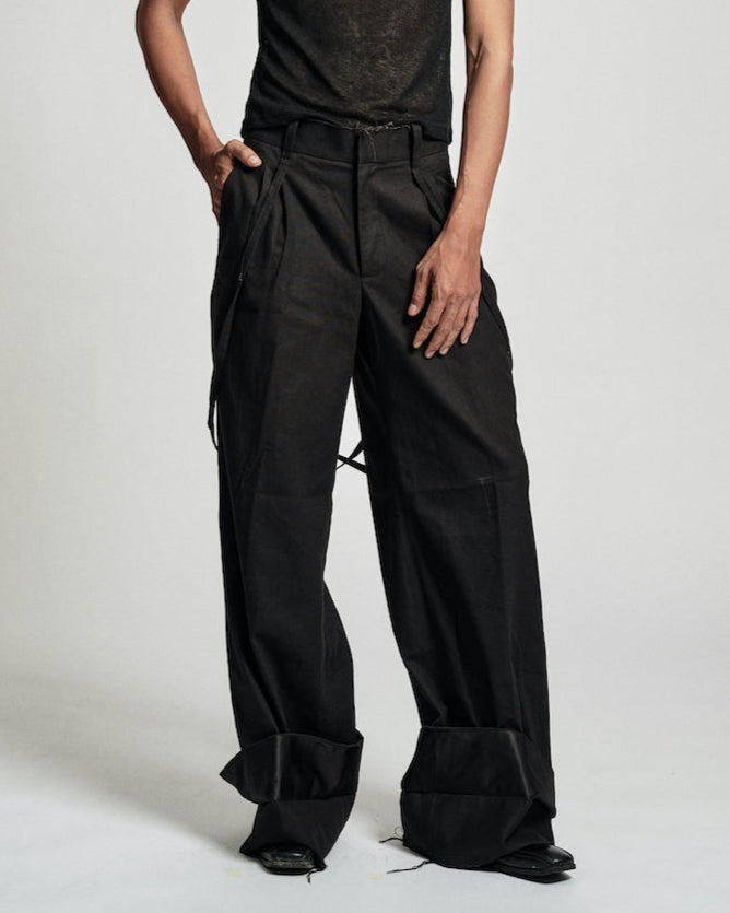 JEAN-MARC SILKFLAP TROUSERS