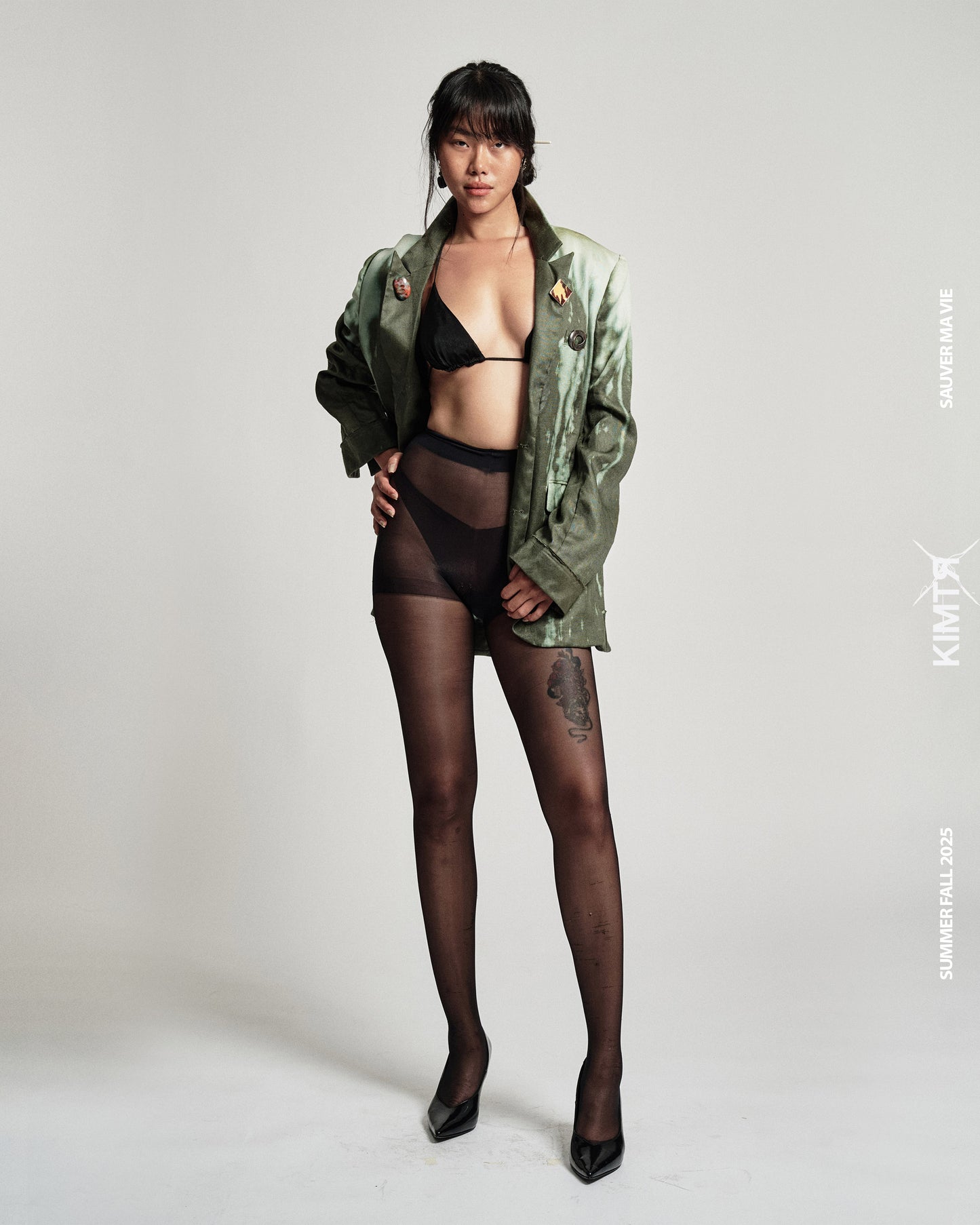 POISON-BLICH LINEN BLAZER