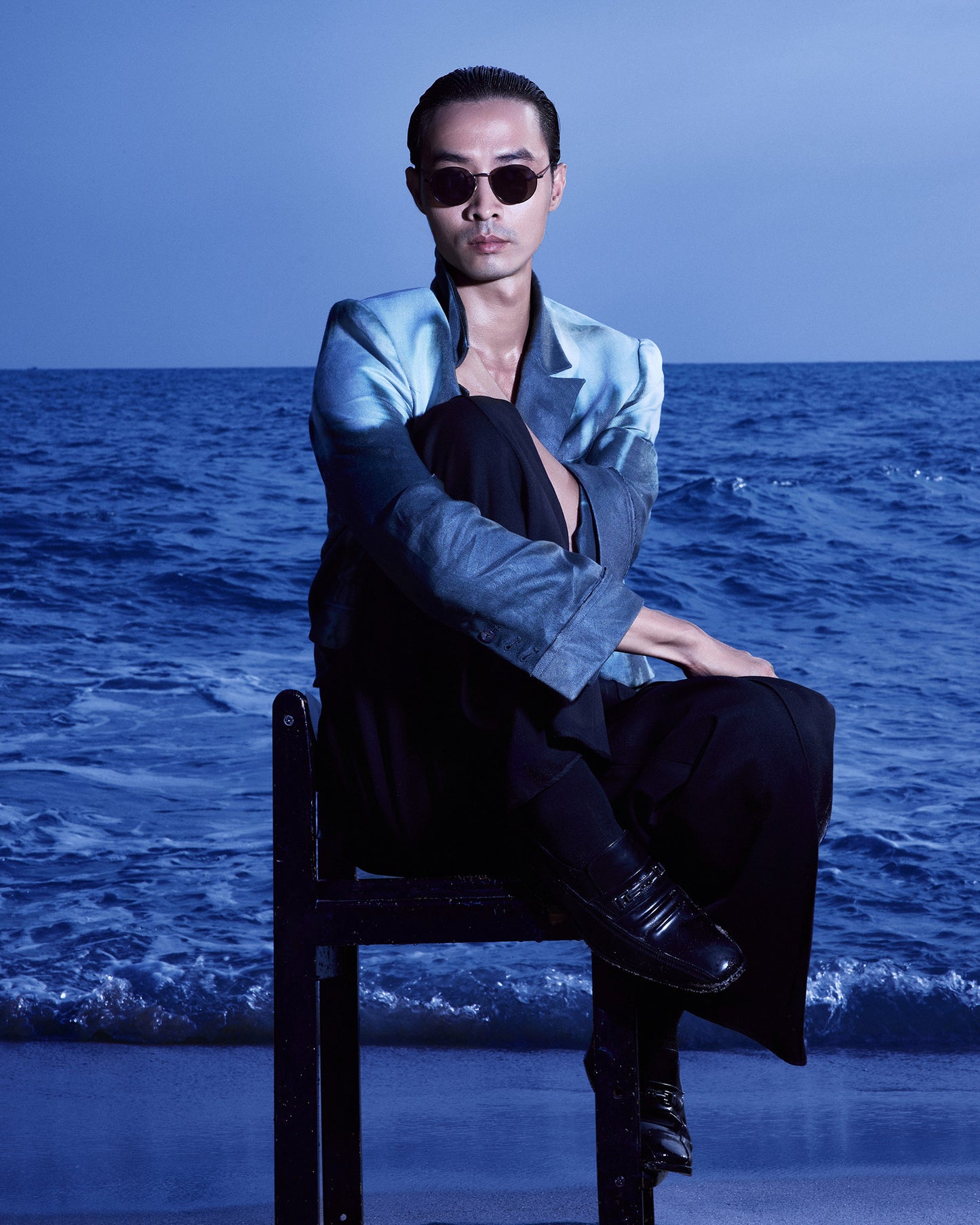 POISON-BLICH LINEN BLAZER