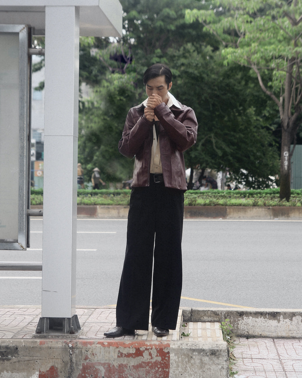 OLDSKIN WRINKLE LEATHER JACKET