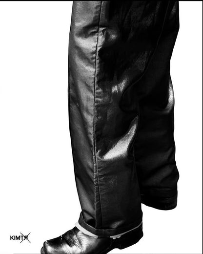TAFFETA DOUBLE WAISTBAND