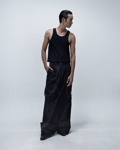 JEAN-MARC SILKFLAP TROUSERS