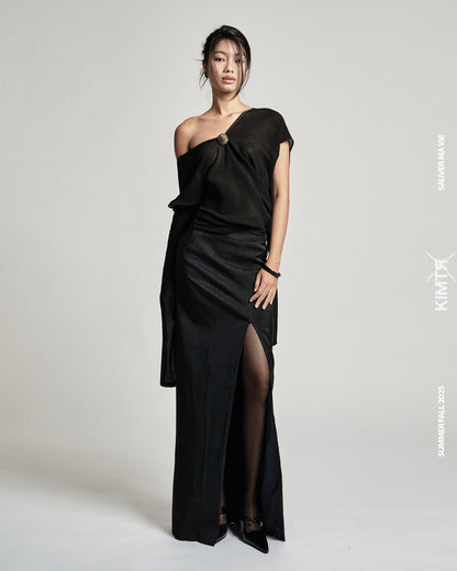 COURBE TANK SCARF TOP