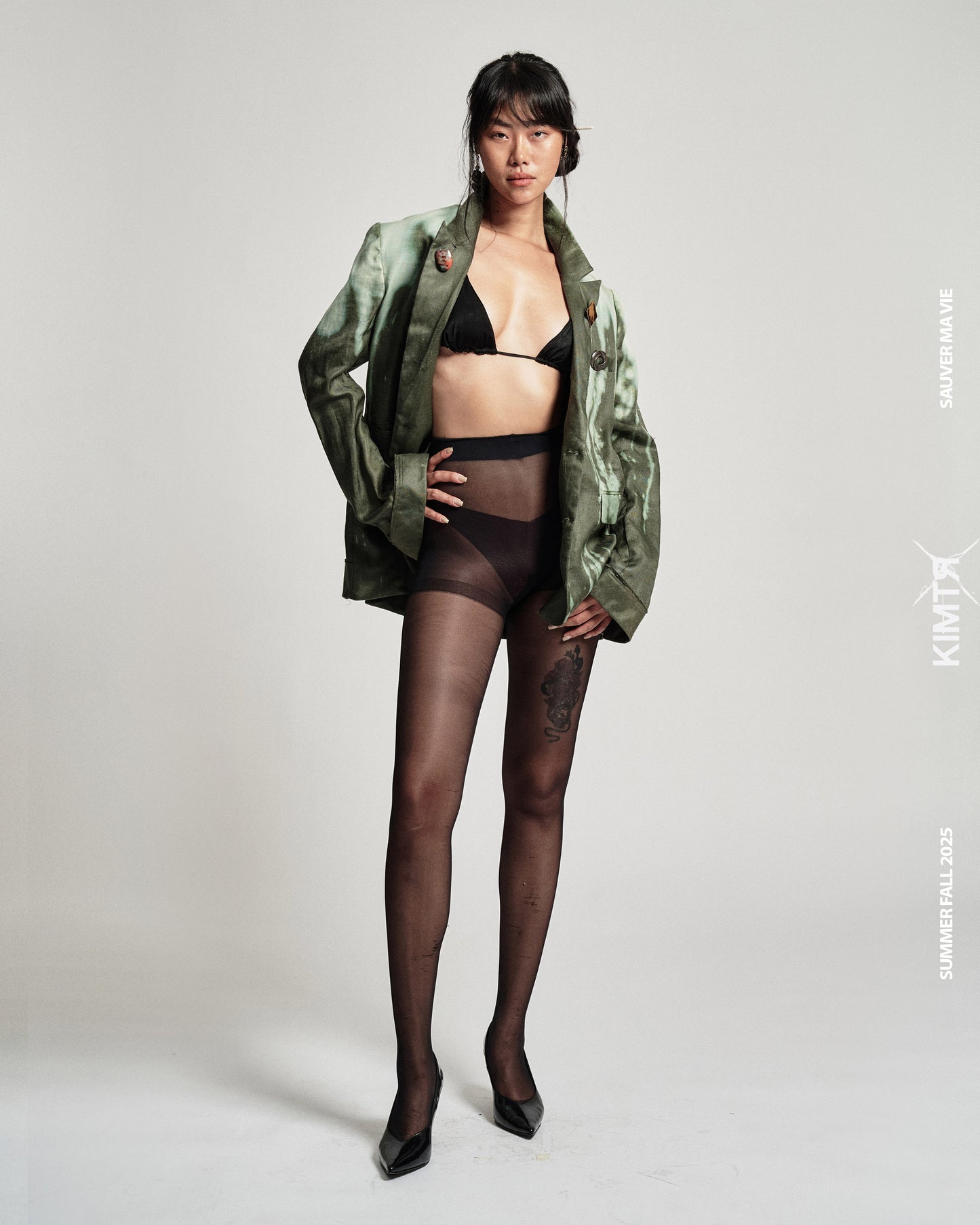 POISON-BLICH LINEN BLAZER