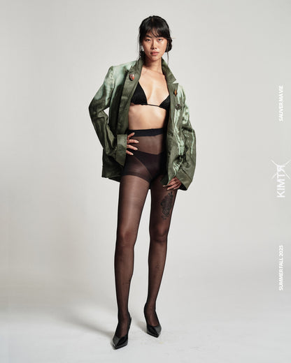 POISON-BLICH LINEN BLAZER