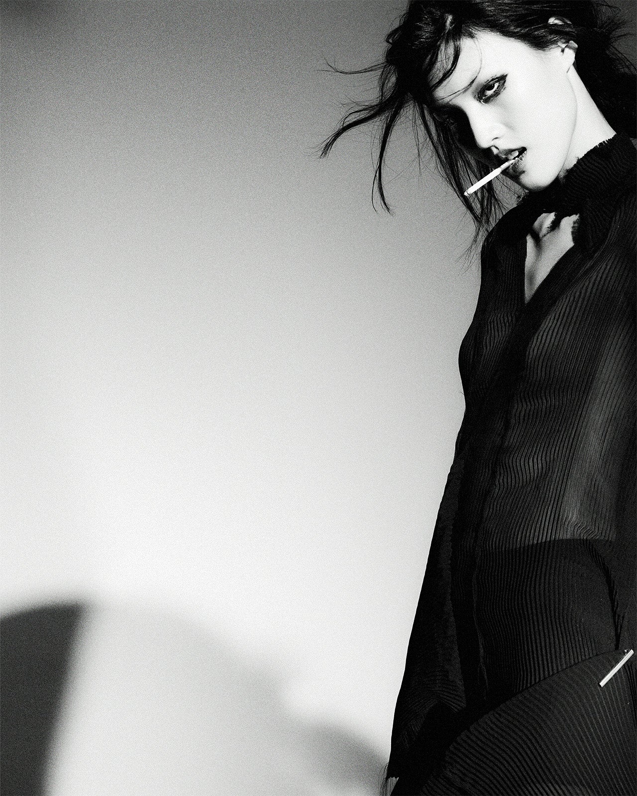 ZUNKY PLEATED DRESS SHIRT