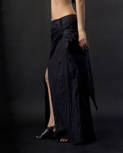 LAYERING WRINKLE SKIRT