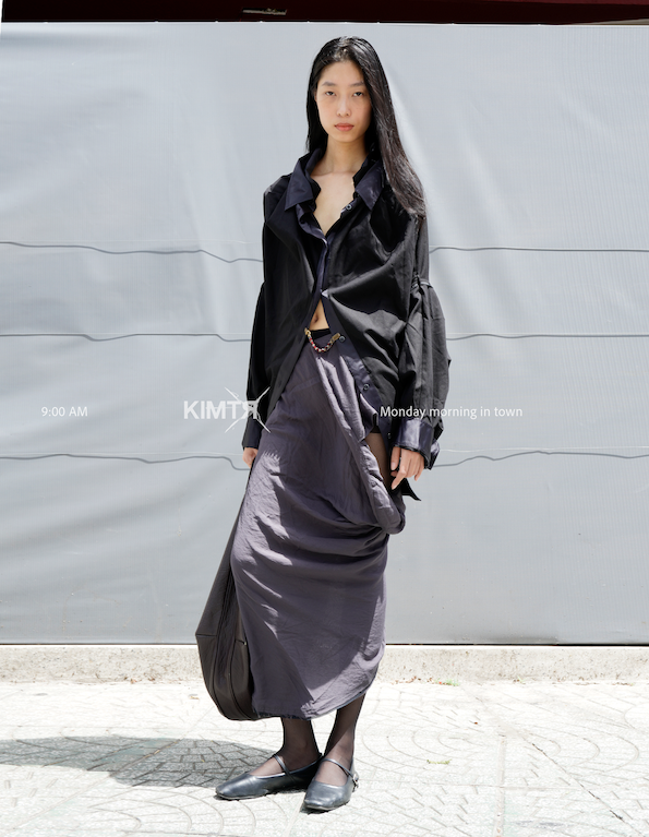 SHANGHAI UP SIDE DOWN SHIRT