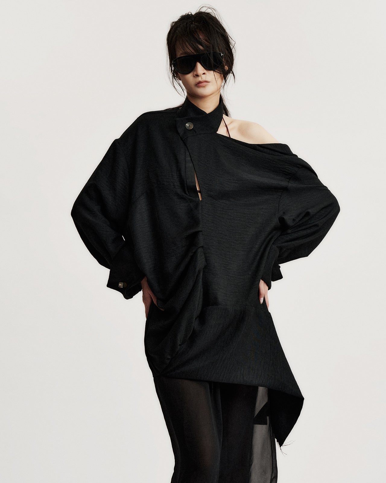 ORCHIDÉE NOIR SHIRT
