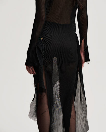 ZUNKY PLEATED DRESS SHIRT