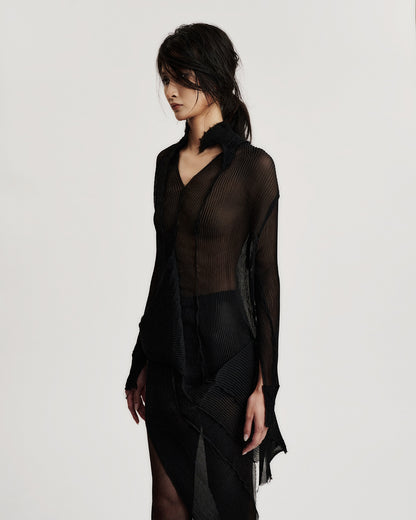 ZUNKY PLEATED DRESS SHIRT